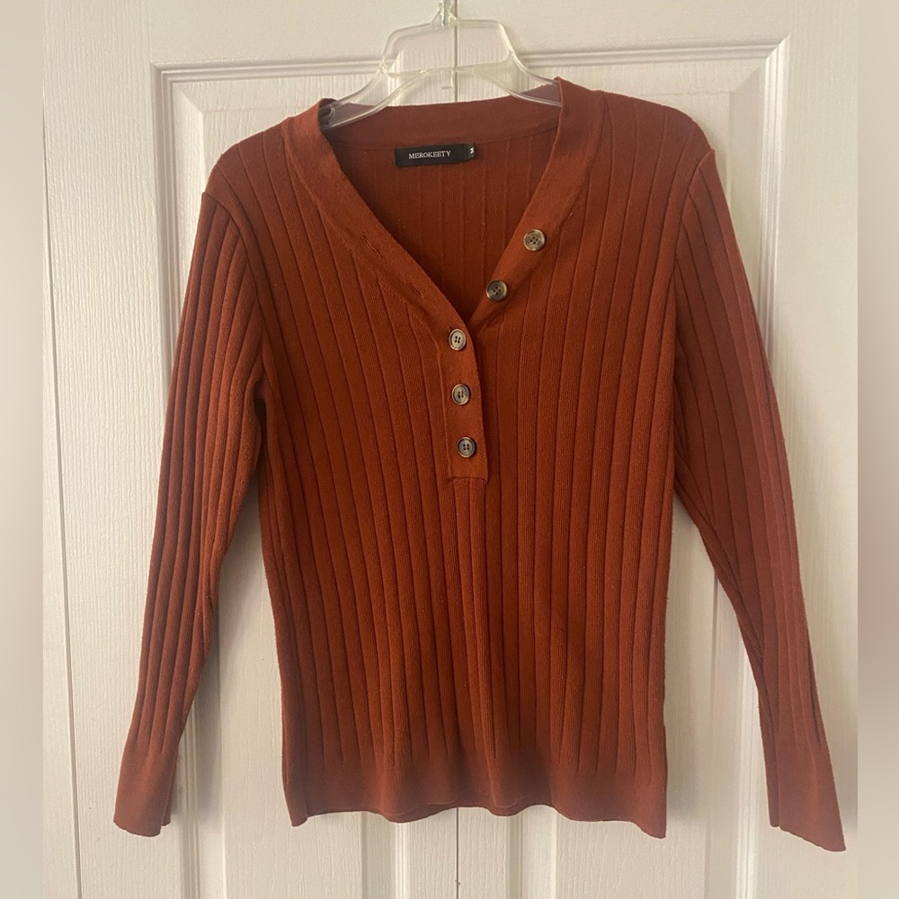 MEROKEETY SWEATER Size M